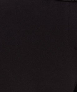 vue rapproche tissu noir combinaison resille