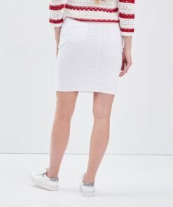 Jupe droite blanche dos-2