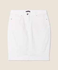 Jupe droite blanche vue jupe seule